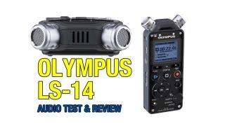 Olympus LS-14 Linear PCM Recorder Audio Test & Review