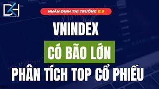 Nhận định thị trường chứng khoán hôm nay 11 9: Vnindex có bão lớn - Phân tích top cổ phiếu