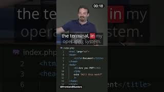 PHP Basics: Server-Side Rendering HTML 