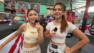 Muay Thai Experience in Bangkok: Gym Tour & Local Training with Thai Girls!