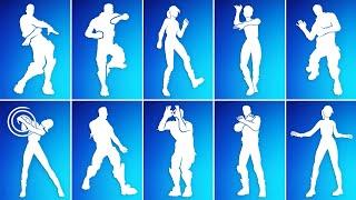 Most Iconic Fortnite Dances & Emotes! (Scenario, Popular Vibe, Orange Justice, Get Griddy, Domino)