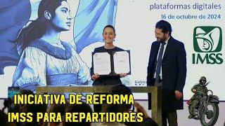 Iniciativa de reforma para repartidores por aplicación....(180)