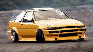 Toyota AE86 Drifting. Drift Legend Corolla Levin & Sprinter Trueno