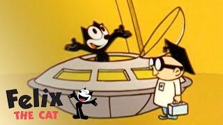 A Meteor Heading Straight for Earth! | Felix The Cat | Full Episodes