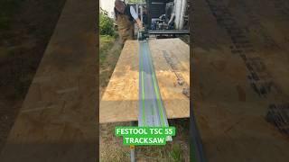 Festool TSC 55 KEB Tracksaw to Rip a Full 8ft x 4ft Sheet #woodworking #festool #tracksaw