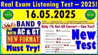 IELTS LISTENING PRACTICE TEST 2025 WITH ANSWERS | 16.05.2025