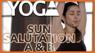 Ashtanga Vinyasa Yoga | Sun Salutation A and B | 5 Minute Flow | Surya Namaskar A & B