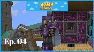 ATM9 to the Sky Ep04 - Awakened Draconium and AE2 Autocrafting