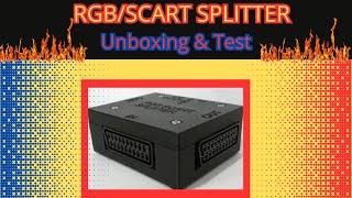 Aktywny Splitter RGB/SCART Unboxing & Test, granie na TV CRT i przesyłanie na OBS