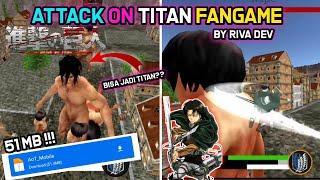 ATTACK ON TITAN FANGAME BY RIVA - 51MB!! - OFFLINE