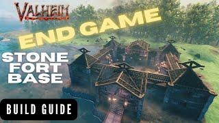 Valheim: End Game Base Build (Build Guide, No Mods) The Stone Fort Base.