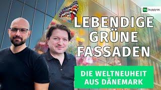 Klimarobuste Gebäudefassade, die CO2 speichert und Biodiversität unterstützt  