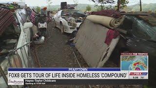 FOX8 gets tour of Pfafftown homeless 'compound'