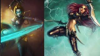 League of legends Katarina + Orianna ult Ace