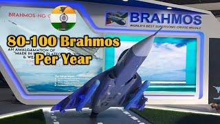 80-100 Near Hypersonic BrahMos-NG & BrahMos missile per year