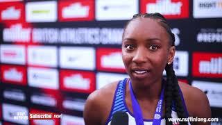 BIANCA WILLIAMS SAYS TOO MANY LOSES HELPED CHANGE HER  - BRITISH ATHLETICS CHAMPIONSHIPS 18