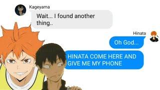 Haikyuu Texts - KageHina Phone Swap?! - Group Chat