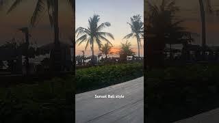 Sunset Bali style