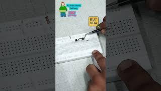 How to Make Touch Door Bell Project on Breadboard | Using BC547 Transistor And 5 Volt Passive Buzzer