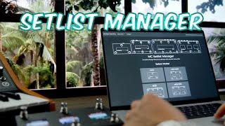 Create set lists for your MIDI controller - Morningstar Setlist Manager