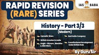 Complete History in 17 Hours| Part 3| UPSC PRELIMS 2023