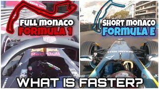 Can a F1 car on FULL Monaco beat a FE car on SHORT Monaco ?