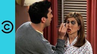 Ross Does Rachel's Make Up (Badly) | Friends