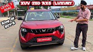 Mahindra XUV 3XO AX5 (Luxury Top Model) 2024 Review - LeveL 2 ADAS 