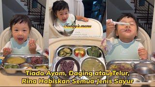 Tiada Lauk Lain, Hanya Nasi & Sayur Tapi Rina Habiskan Sampai Licin