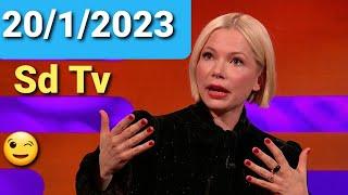 Graham Norton Show 20/1/2023 Michelle Williams, Helena Bonham Carter, Russell T Davies, Oti Mabuse