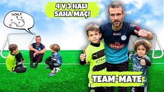 YOU MUST BE A TEAM, KIDS! WE PLAYED AN EXCITING 4 TO 3 MATCH WITH OMER EYMEN AND YUSUF EMRE