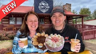 NEW Stone Cabin Coffee & Cheesecake Company in Sevierville, TN | MENU & REVIEW