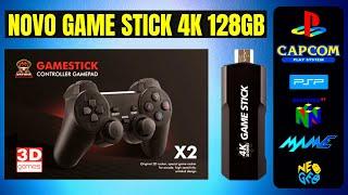 Novo Game Stick 4K Barato e Potente do AliExpress com Emuelec 4.3 e 30 Mil Jogos