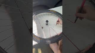 My new enduro wheelsThe Berd Spokes are an advanced polymer that you can dye. #mtb #mountainbike