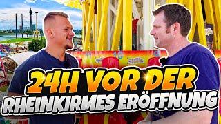 24h vor Rheinkirmes Eröffnung | Adrenalin Kick am 85m Hangover Tower | Interview Ewald Schneider