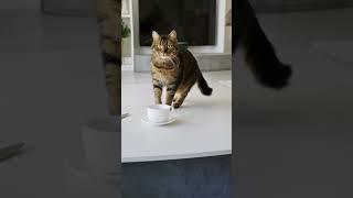 When Your Cat Thinks It Owns the House ....#shortsvideo  #cat