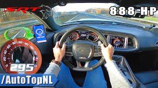 DODGE HELLCAT XR 888HP | AUTOBAHN POV (NO SPEED LIMIT!) by AutoTopNL