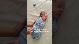 POV: your parents finally found the swaddle that works!