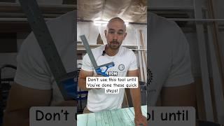 How to check and fix a combination square. #remodeling #diy #woodworking #tools #tips