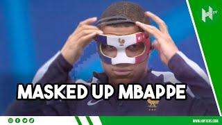 MASKED MBAPPE! France star TRAINS after broken nose