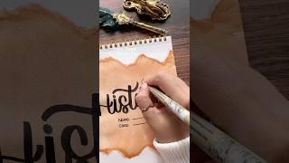 Unique Front Page Idea: History  #shorts #frontpage #nhuandaocalligraphy #satisfying