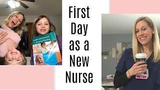 My First Day of Work! | New Nurse & Working Mom Vlog