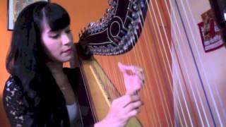 River flows in you - Yiruma - harp cover by María Fernanda Peralta