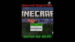 Minecraft Hypixel like Server in Minecraft || Bedrock Edition || MCPE