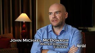 Calvary Movie Brendan Gleeson & John Michael McDonagh