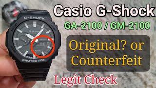 Is My Casio G-Shock GA-2100 / GM-2100 Original? (or fake) | 2 tests to find out!