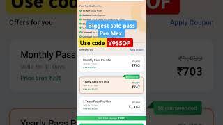 Biggest sale Testbook pass Pro Max | Today Testbook pass Pro coupon code | Textbook pass Pro Max