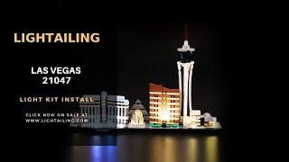 【LGK105 Installation Video】Lightailing Light kit - Lego Las Vegas 21047