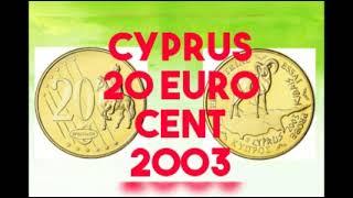 Cyprus 20 euro cent 2003 Value.
