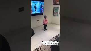 So sad! See the last moments of Davido’s son before death